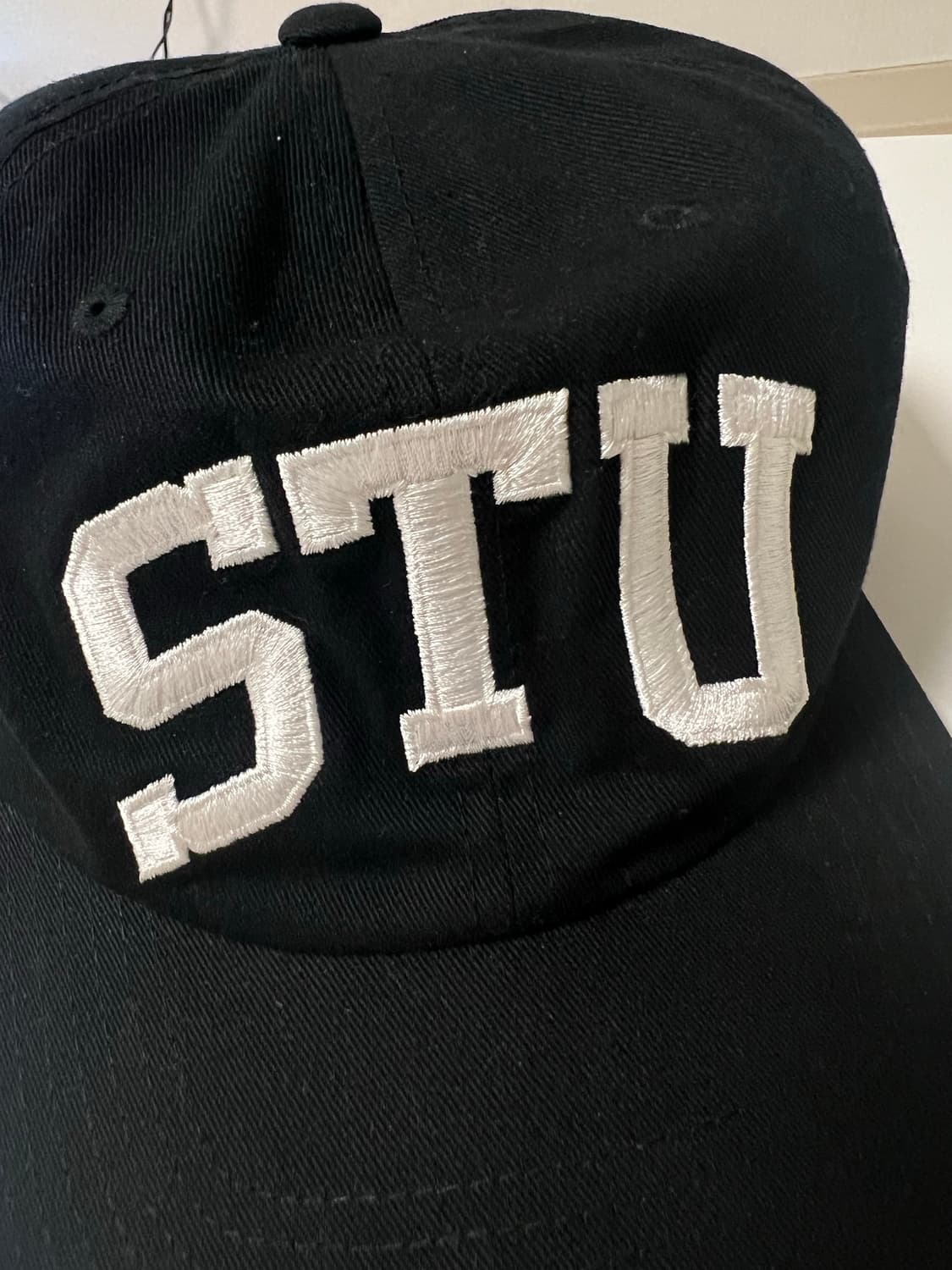 스투시 stu 아치 로고 캡 블랙 상품이미지2