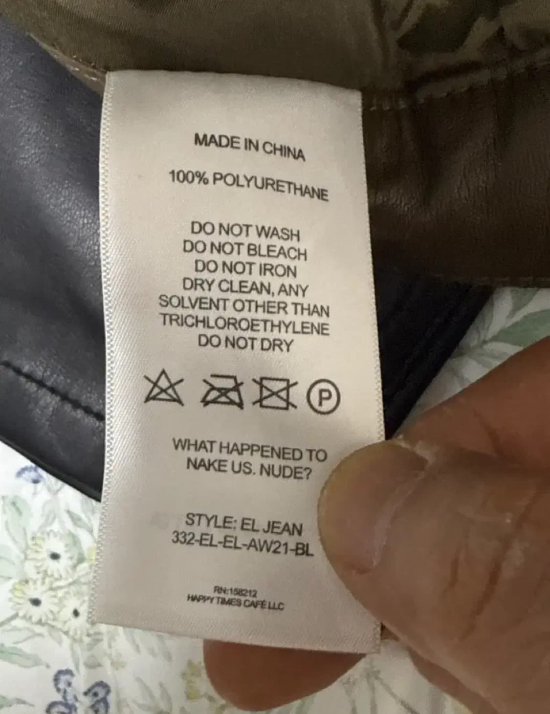 ECKHAUS LATTA 투컬러  에코레더 팬츠 상품이미지9