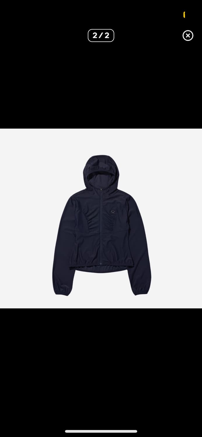 미스치프 와플후드집업 네이비 상품이미지1