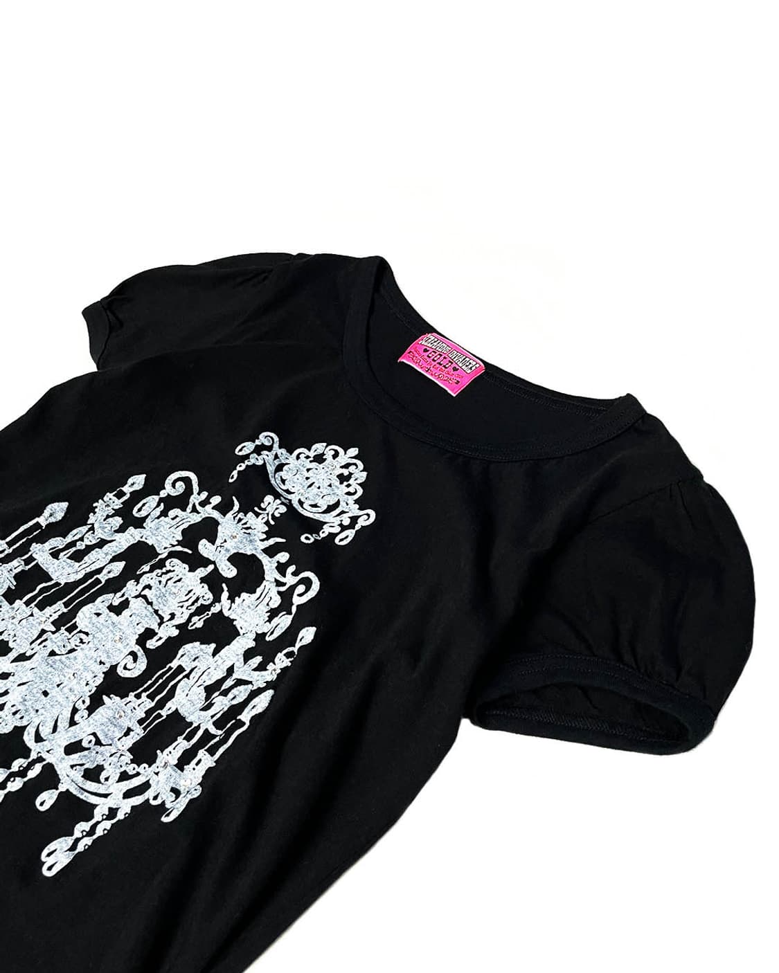 SCREAMING INVADERS 그래픽 셔링 티셔츠 상품이미지3