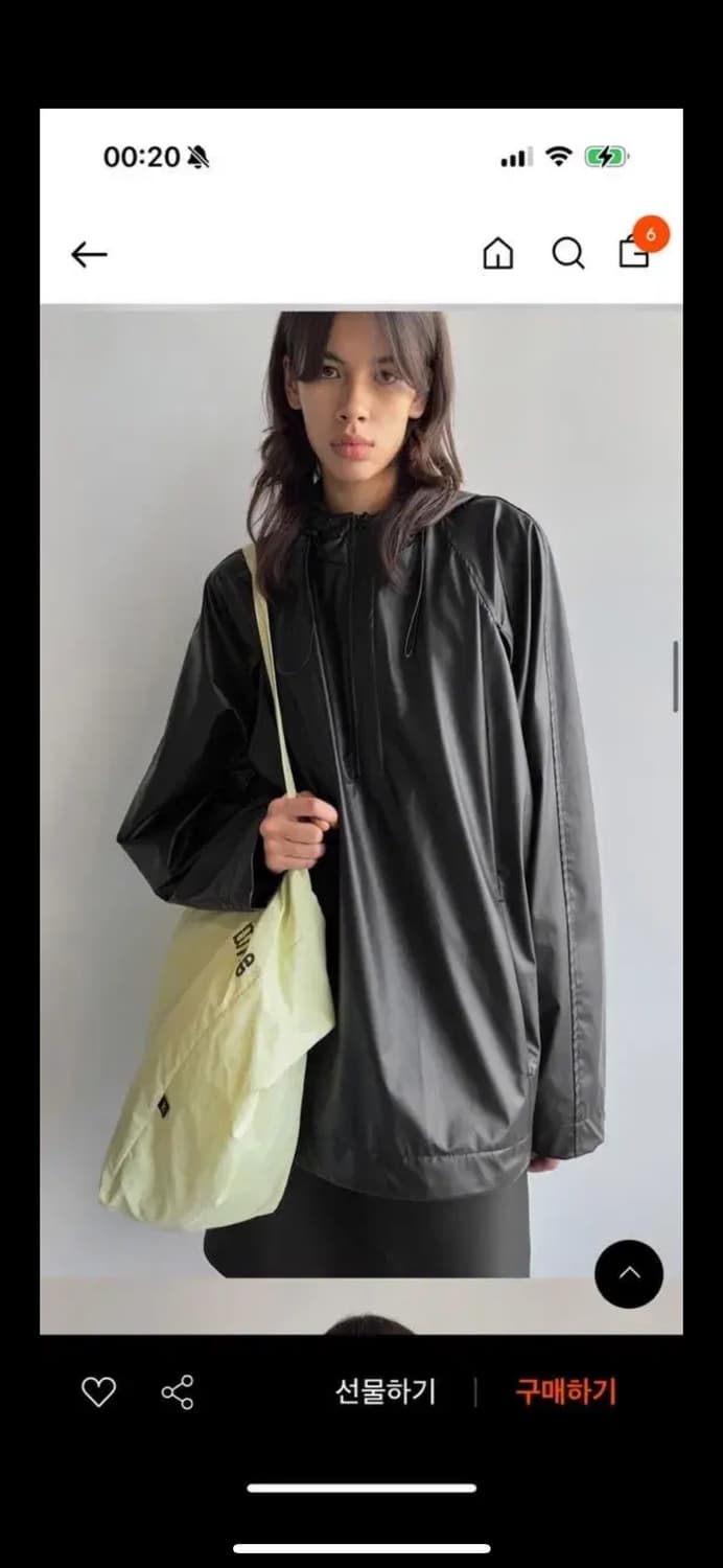 로우클래식 레더 아노락 S 새상품 상품이미지3