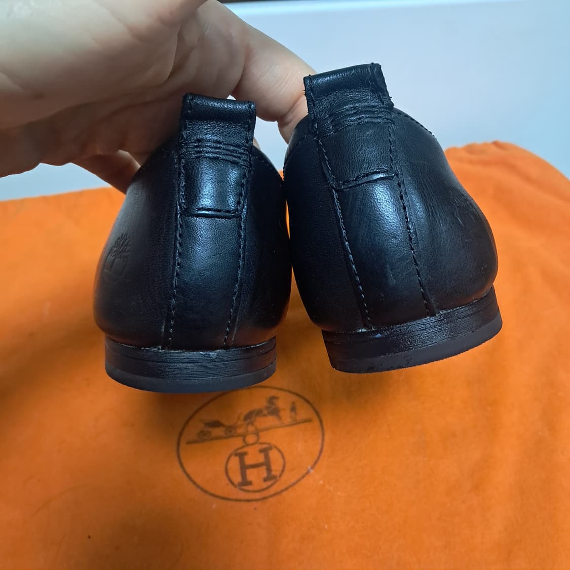 팀버랜드 가죽 플랫슈즈 단화240(상태최상) 상품이미지4