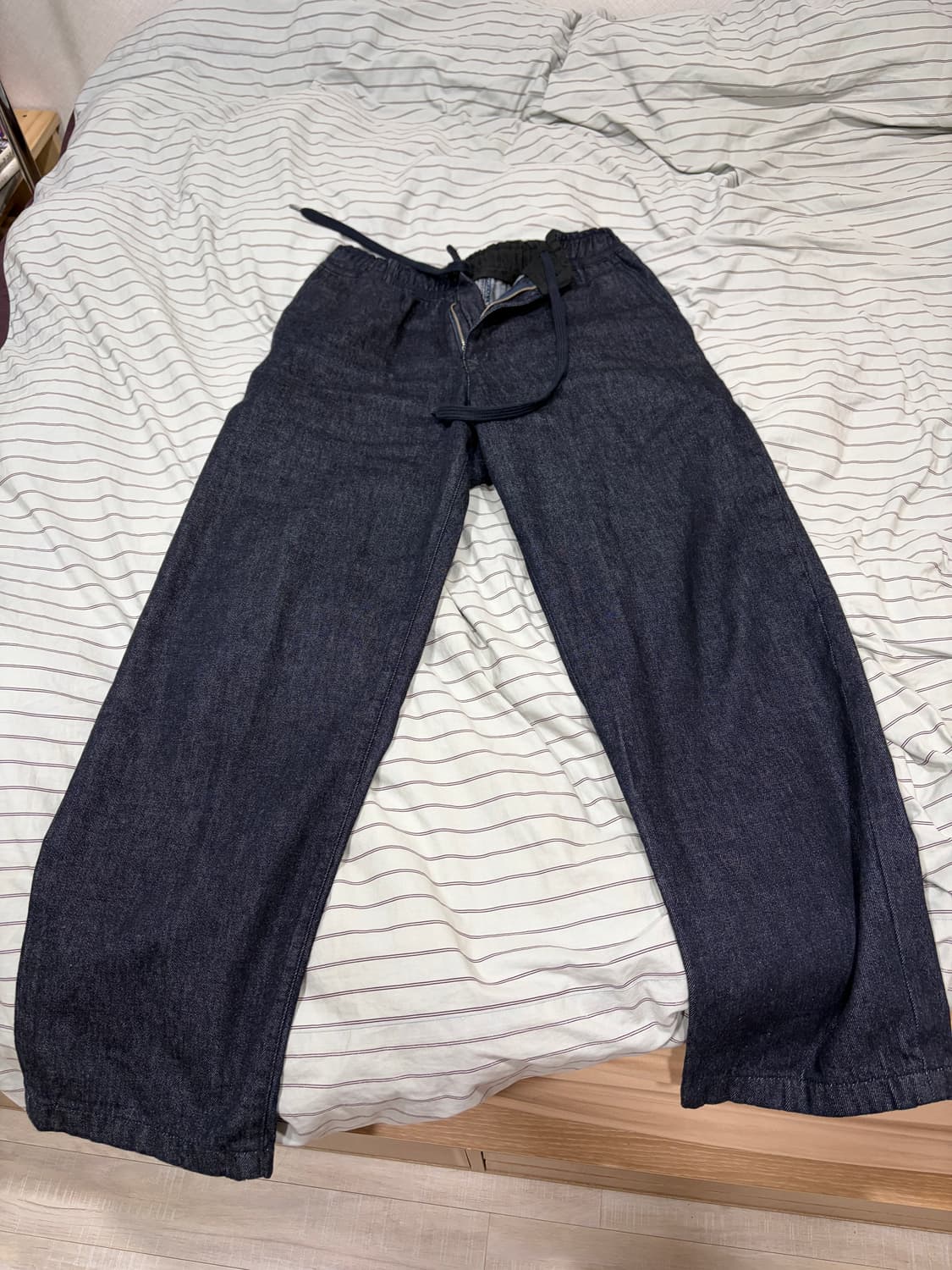 (17만->8만원)홀리선 코브 드레이프 데님 인디고 M 상품이미지4