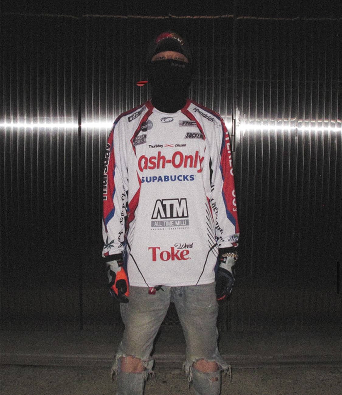 크럼프 THUR'SDAY420 x CRUMP 레이싱 져지 화이트 2 상품이미지3