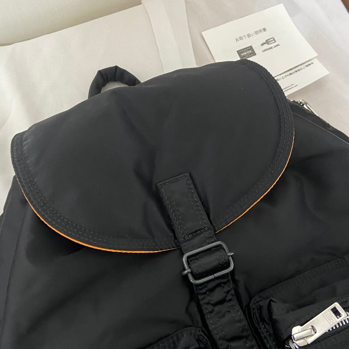 미사용급)PORTER 포터 탱커 백팩 럭색 지퍼형 상품이미지2