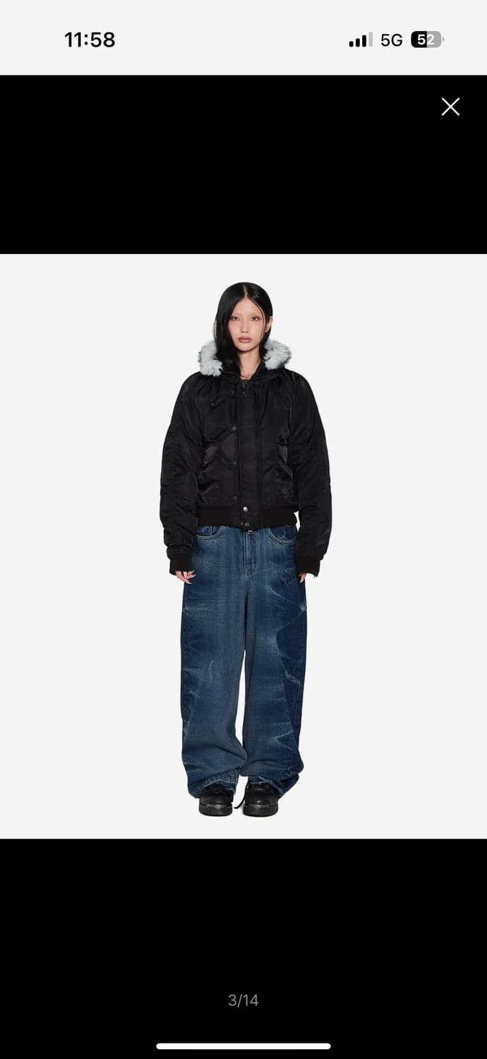 아캄 ma-1 후드 퍼  상품이미지4