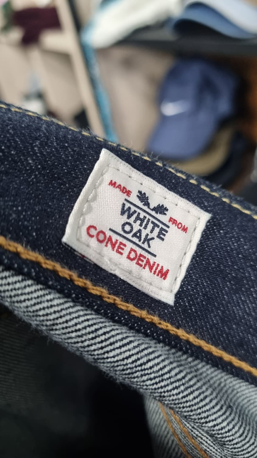 levis 522 콘밀데님 셀비지라인 진청 데님팬츠 35size 상품이미지4