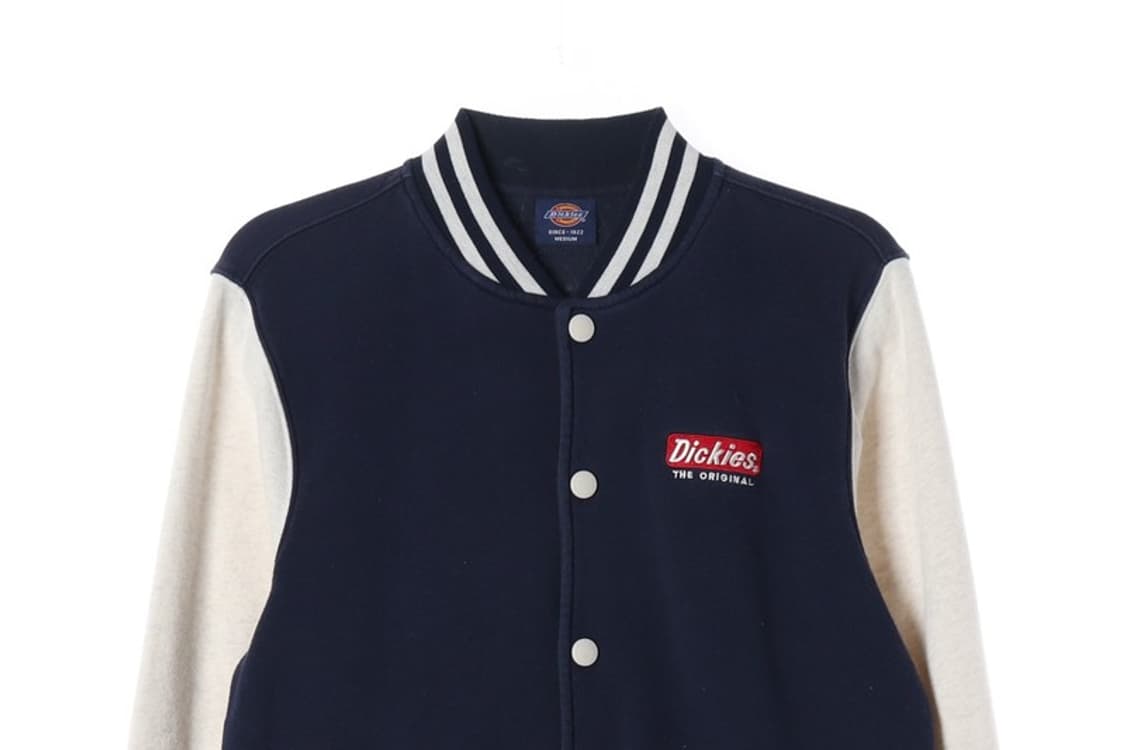 디키즈 오리지널 로고 배색 바시티 자켓 M 상품이미지4
