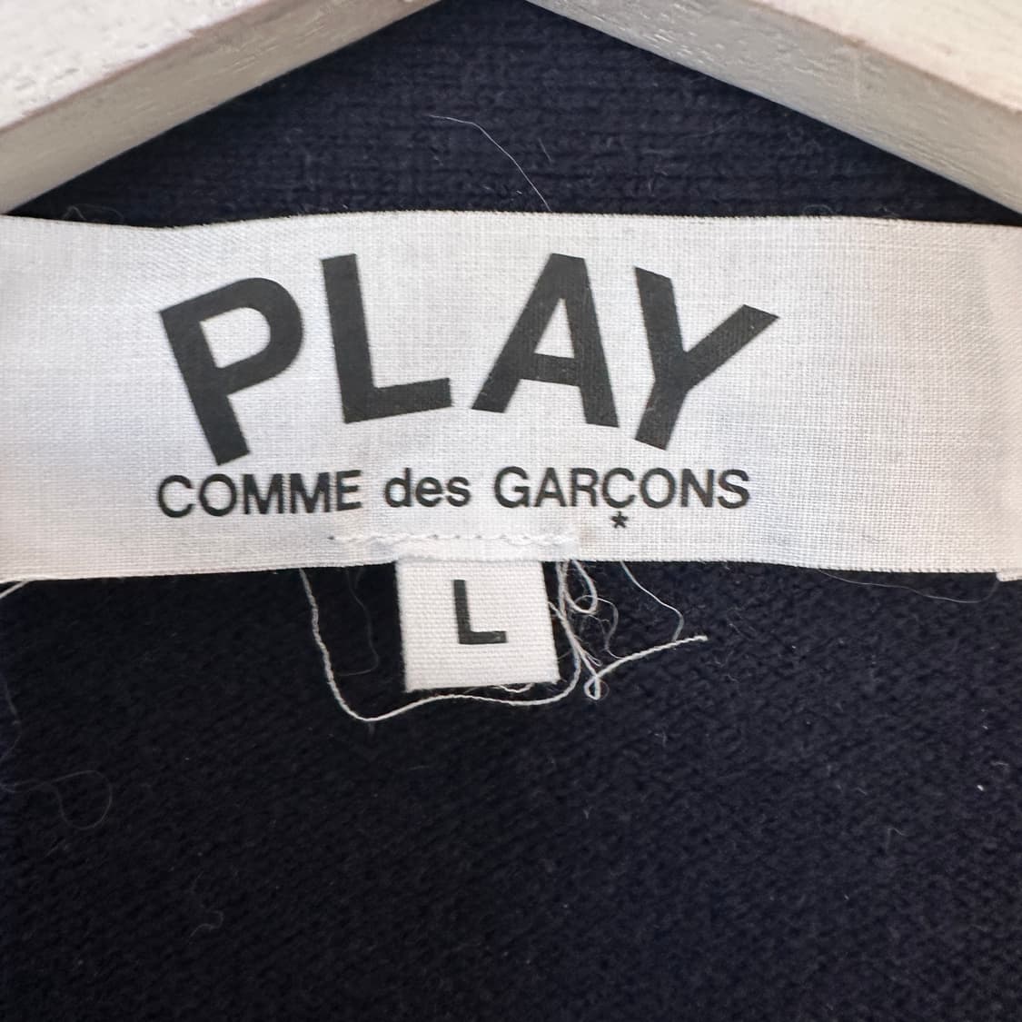 [L] 꼼데가르송 가디건 상품이미지2