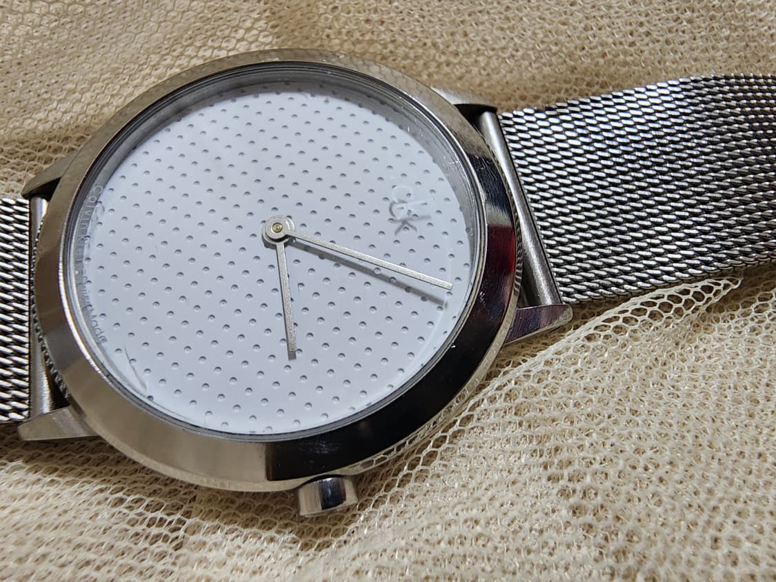 CK 캘빈클라인 메쉬 실버 시계 공용 상품이미지9