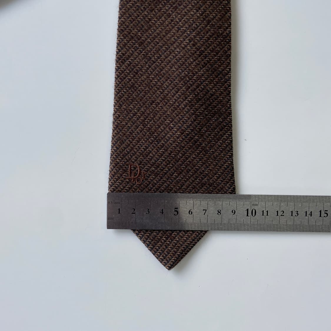 크리스찬 디올(Dior) 영문로고 명품 정품 울넥타이 8.7cm 상품이미지8