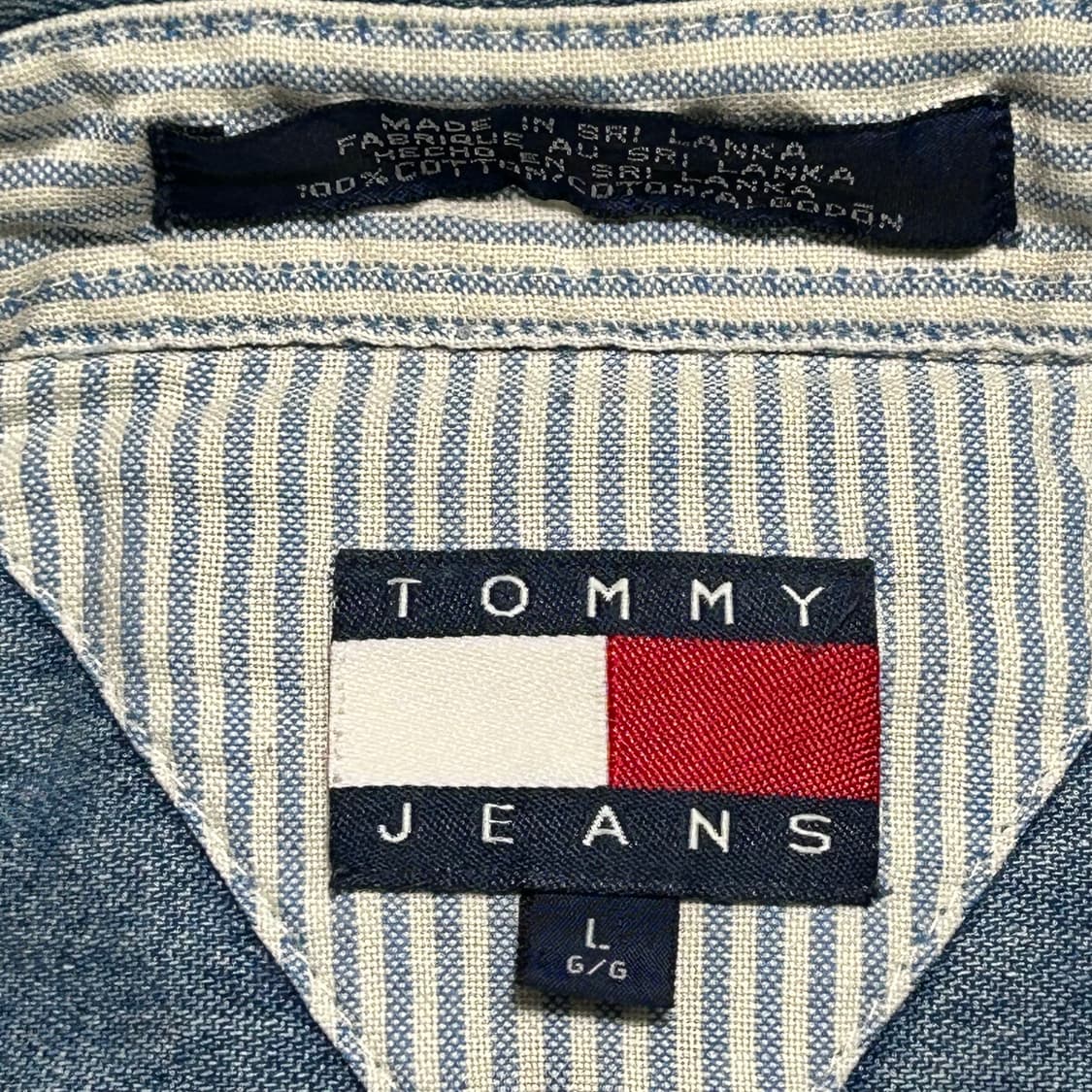 Tommy Jeans 데님 셔츠 상품이미지2