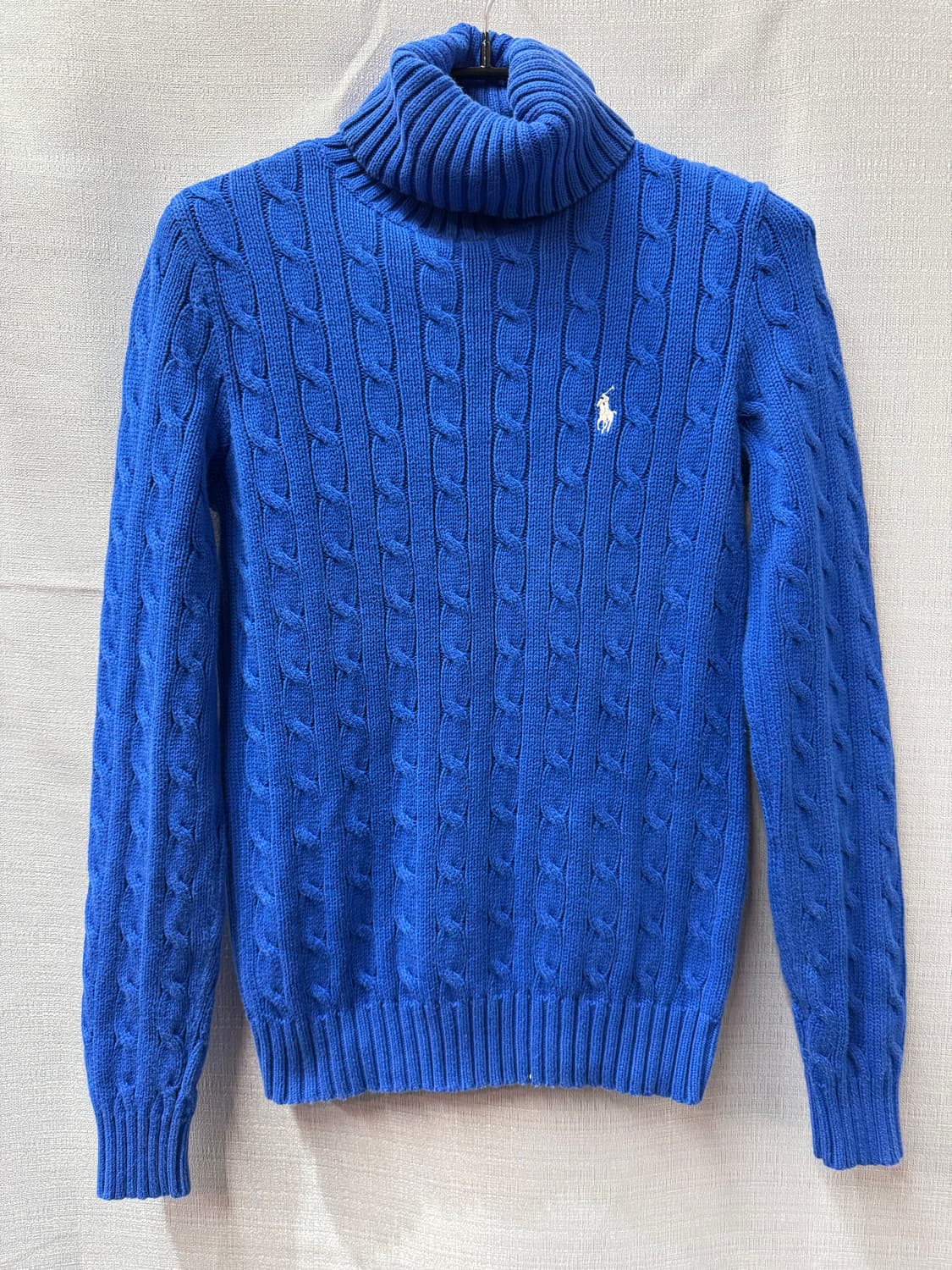 폴로랄프로렌 로고 꽈배기 터들넥 니트 S(XS~S) 상품이미지1