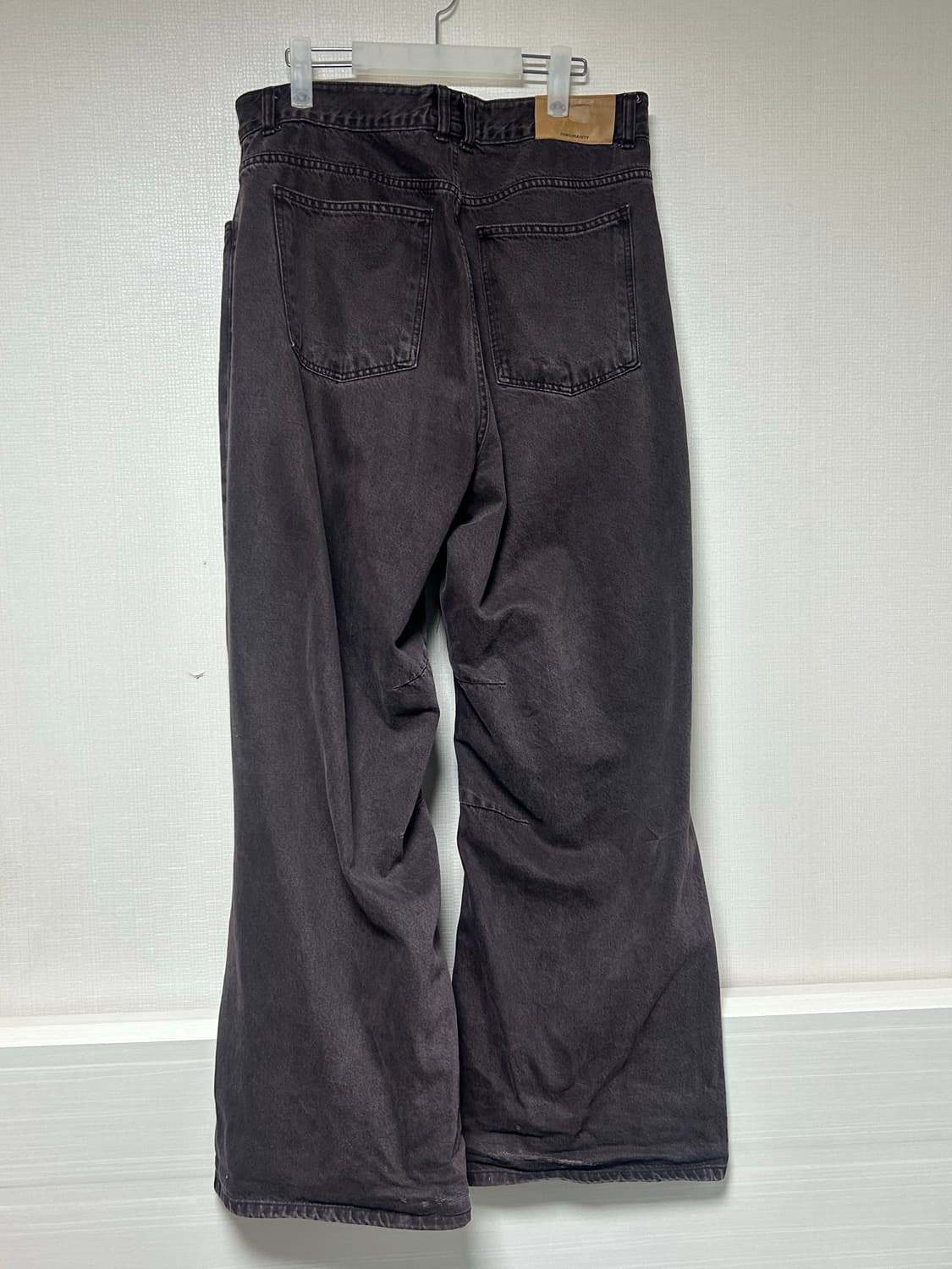 999 humanity AV PLEATS DYED DENIM PANTS 상품이미지4