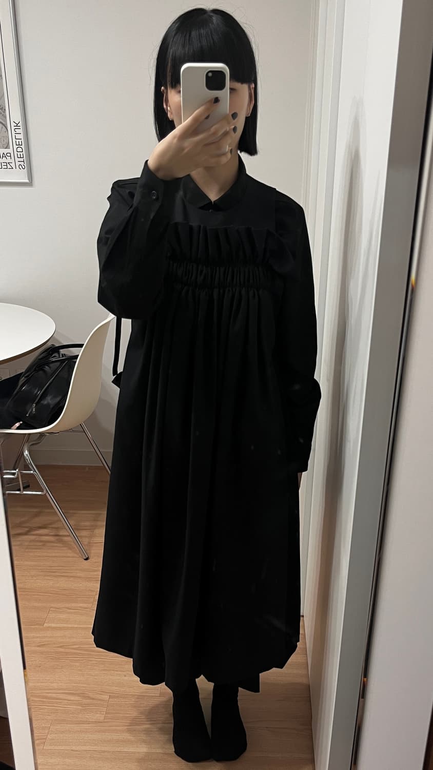 꼼데가르송 느와케이 니노미야 에이프런 프릴 원피스 상품이미지5