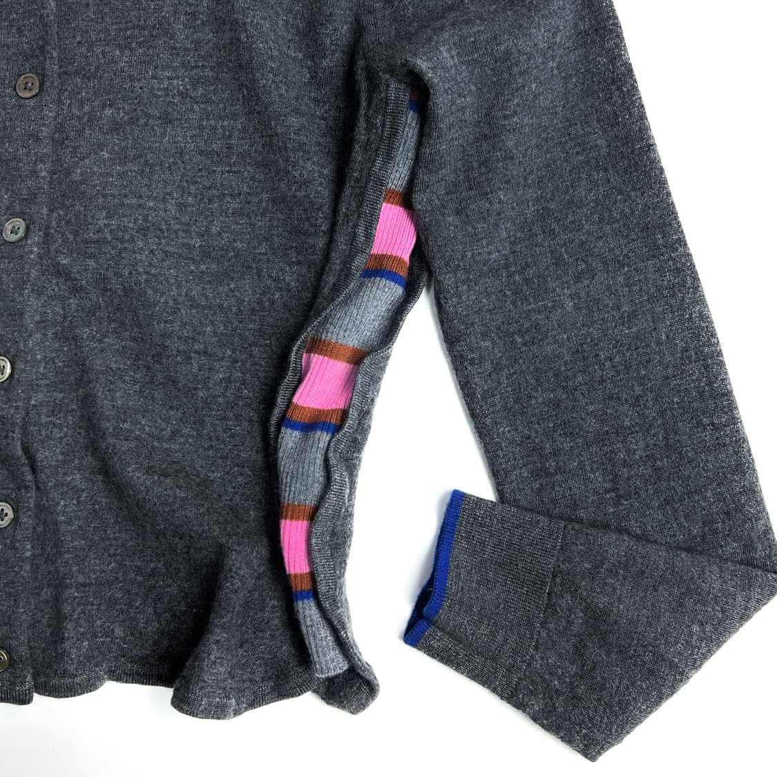 폴 스미스 사이드 스트라이프 셔링 가디건 상품이미지6