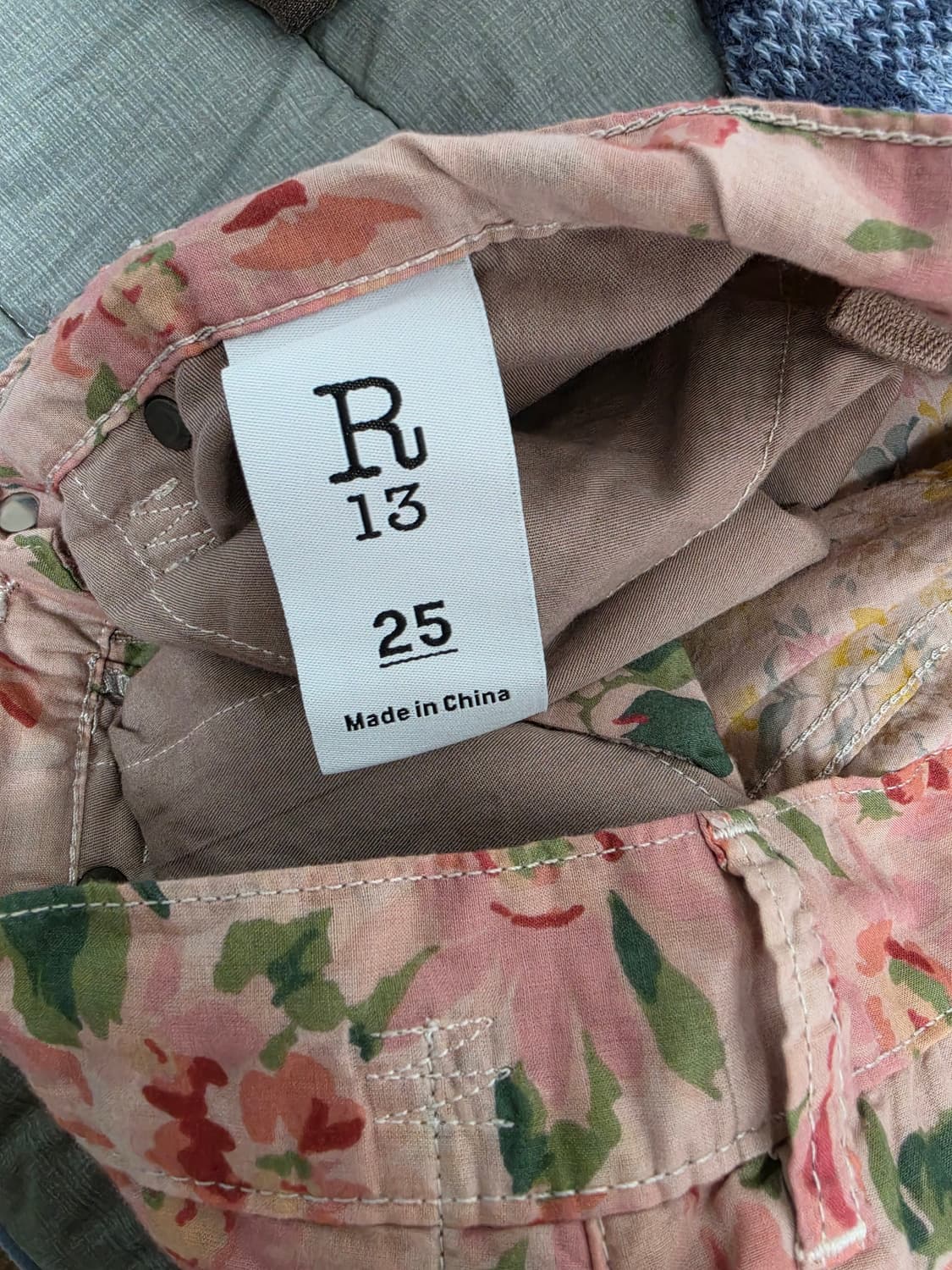 R13 플로럴 카고 팬츠 상품이미지4