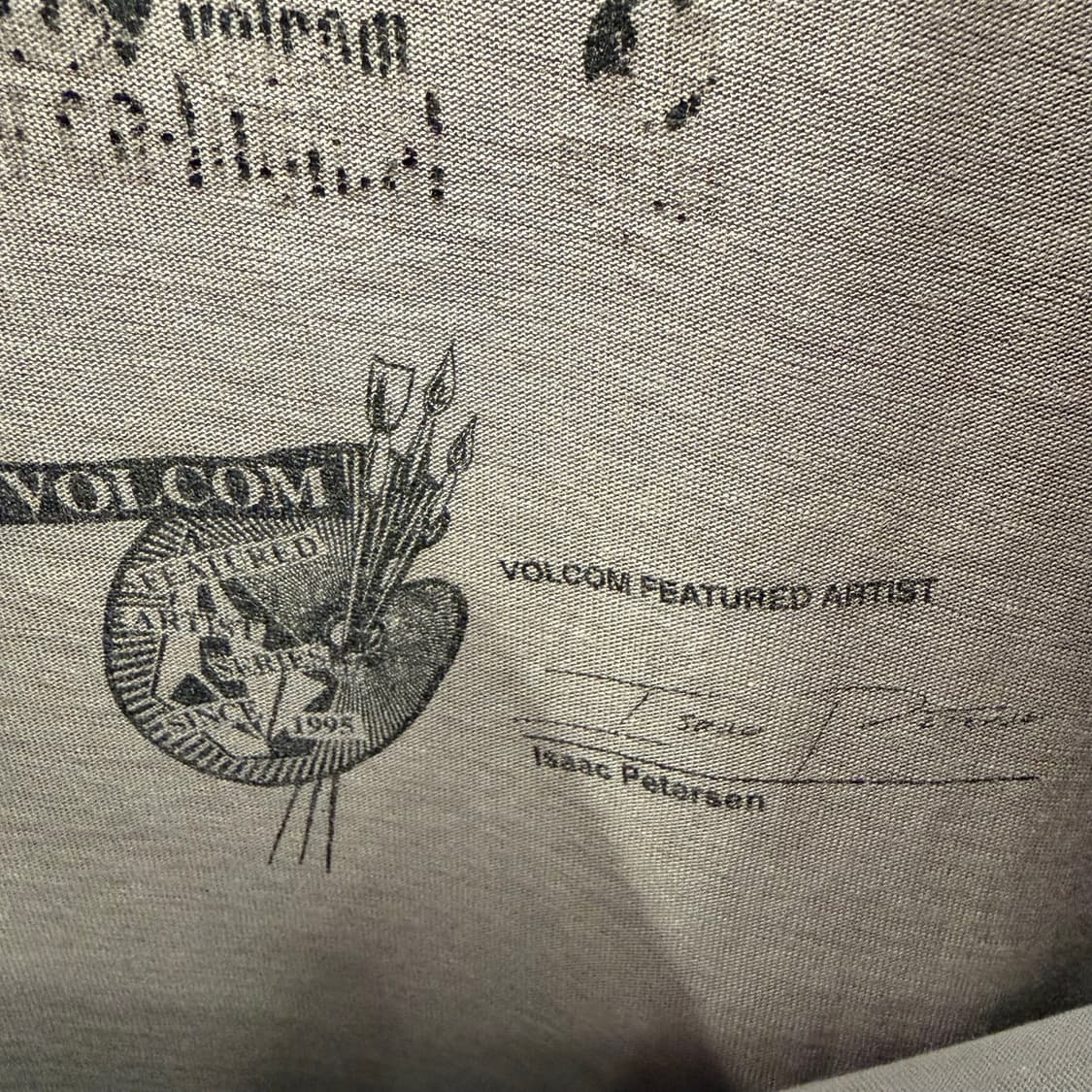 00s Volcom 볼컴 에트르타 절벽 그래픽 빈티지 반팔 티셔츠 M 상품이미지8