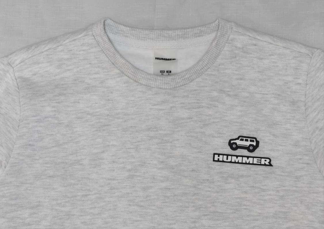 HUMMER 험머 맨투맨 티셔츠 회색 90 상품이미지2