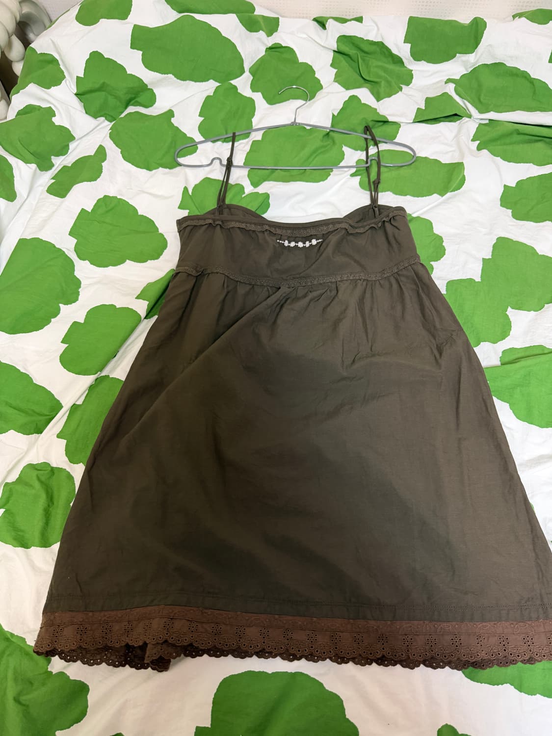 코이세이오 SOLAR STITCH MINI DRESS BROWN 상품이미지3