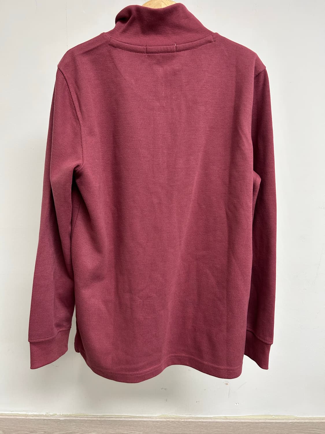 U.S.폴로 여성 어쌔신 하프집업 맨투맨 버건디 100 상품이미지3