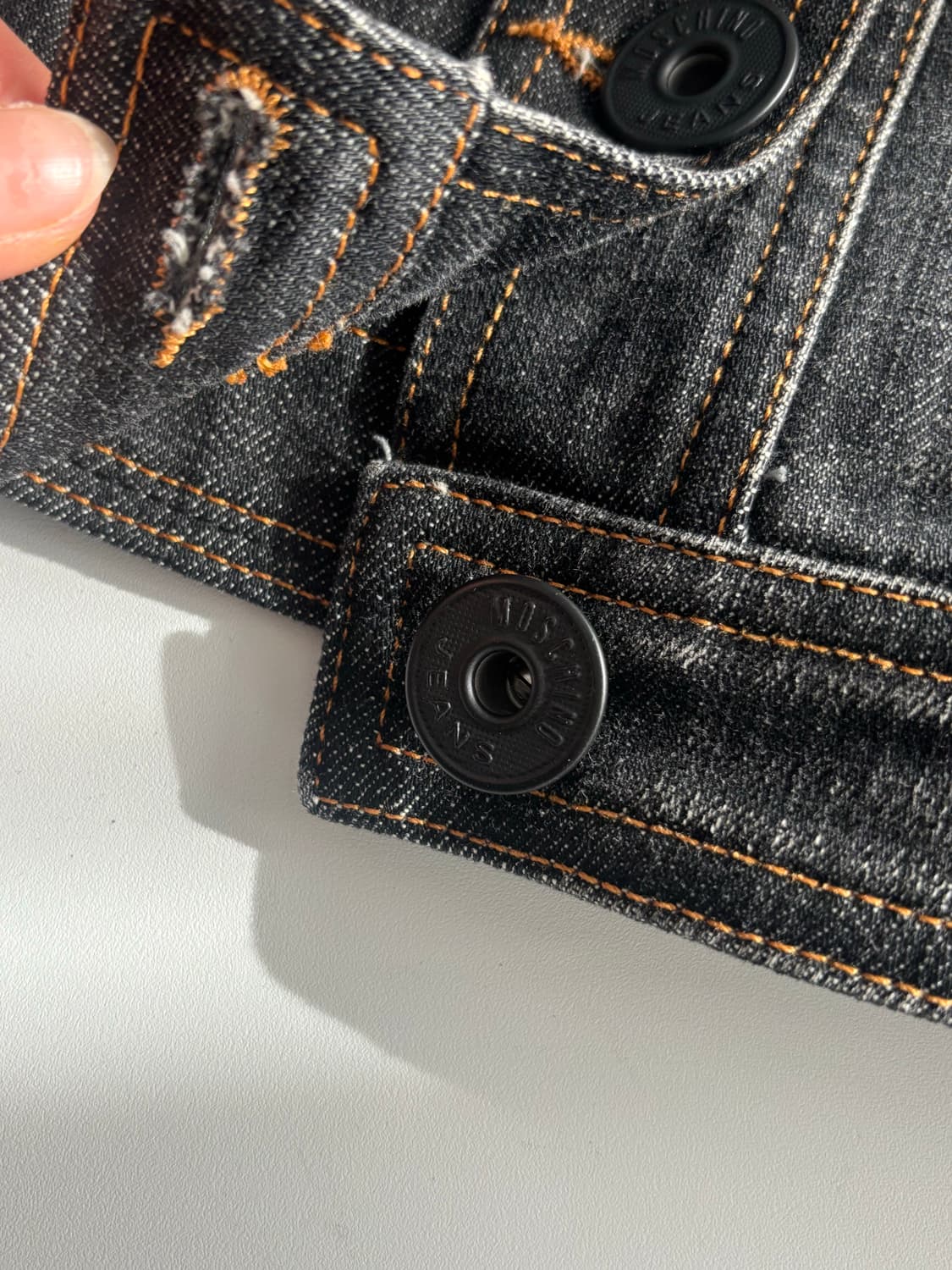 Moschino 모스키노 블랙 데님 자켓  상품이미지6