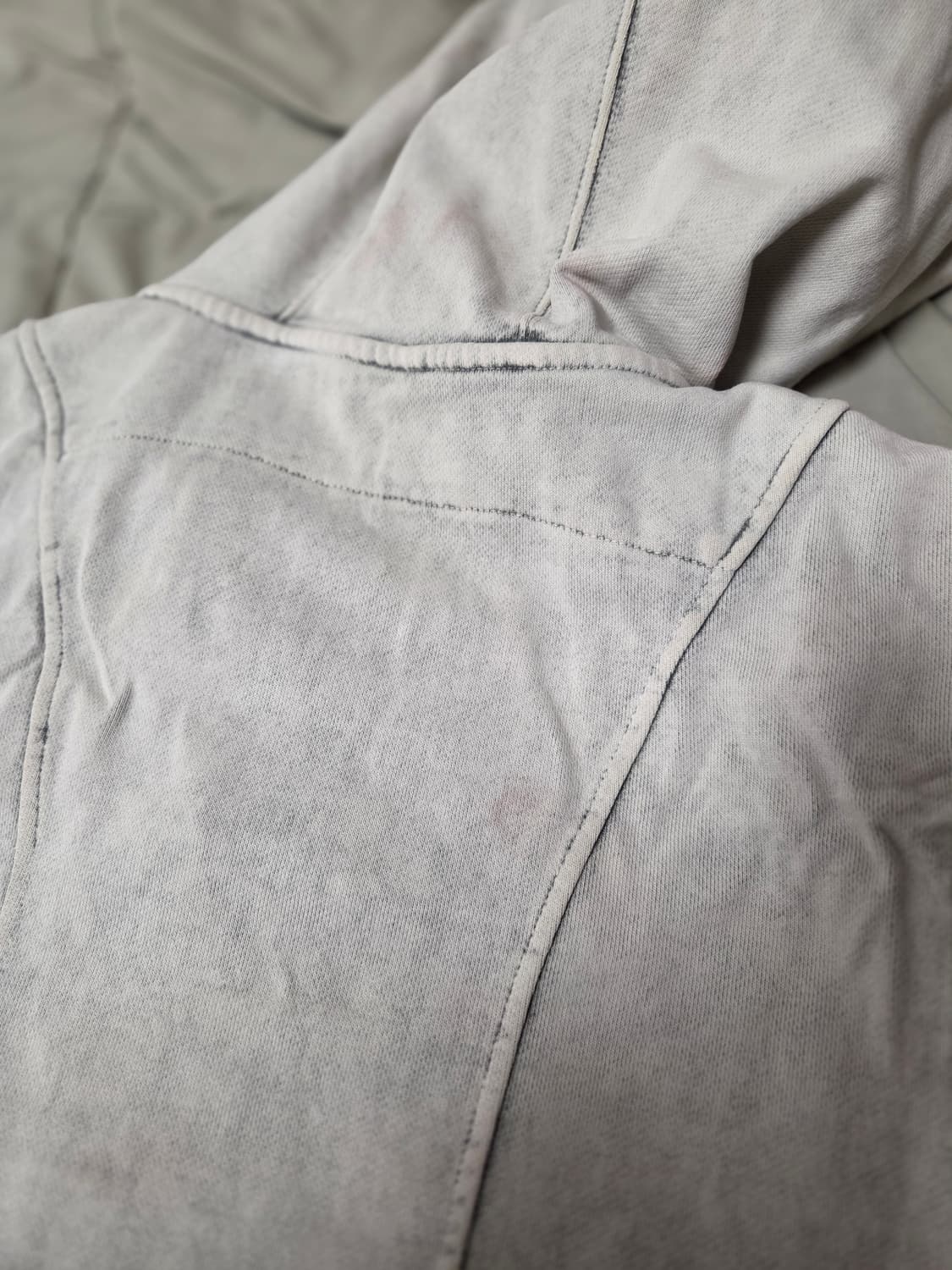 미스치프 블리치드 풀오버 후드 블리치드 카키m 상품이미지7