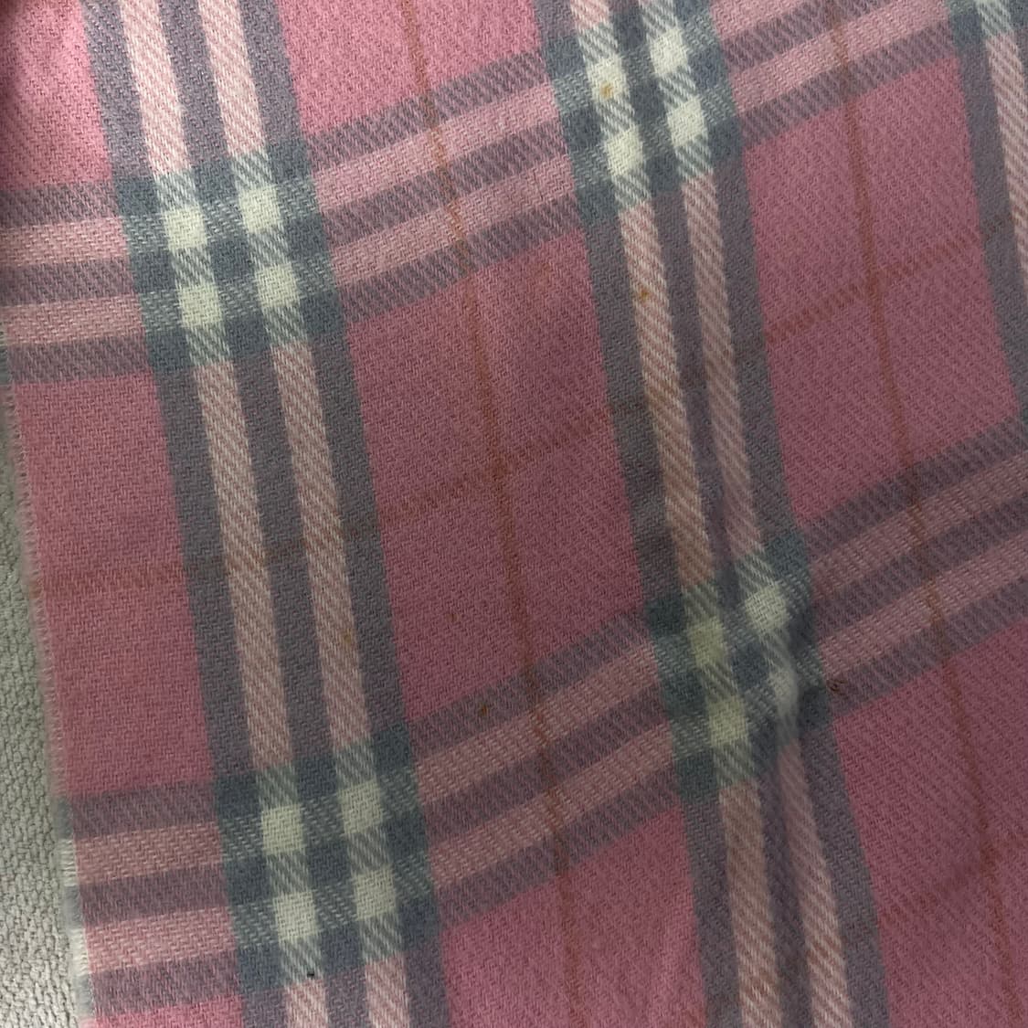 버버리 캐시미어 핑크 노바체크 머플러 상품이미지5