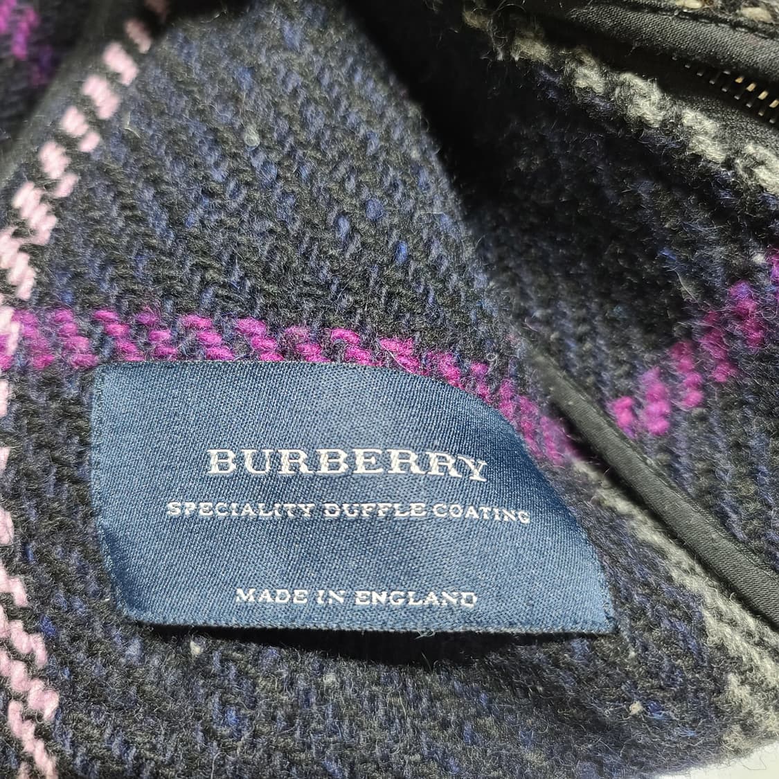 버버리 체크 후드 더플코트[S] 상품이미지8