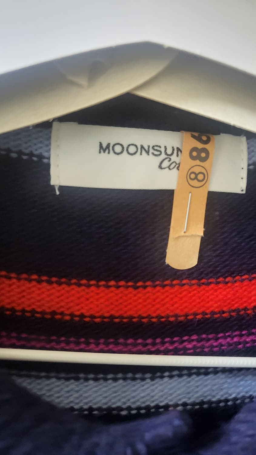 MOONSUN COTTON 스트라이프 긴팔 티 L 상품이미지2