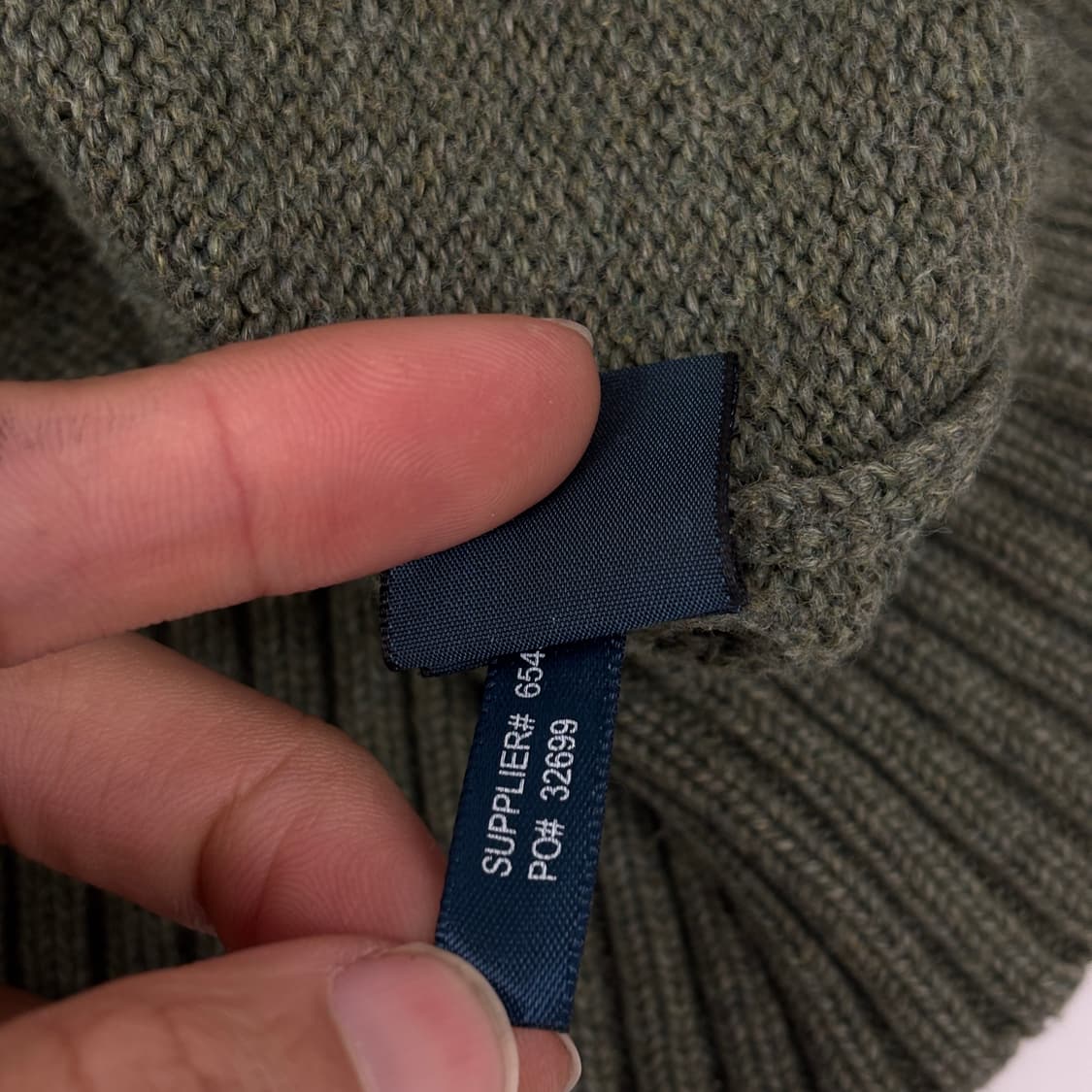 폴로 반집업 니트 상품이미지8