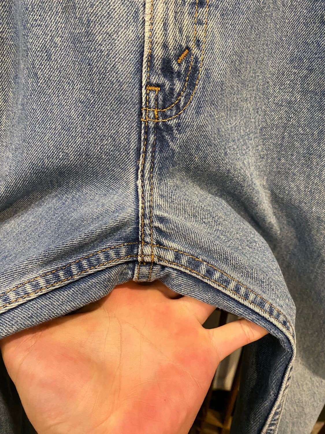 00S 리바이스 505 데님 팬츠 33“ 상품이미지3