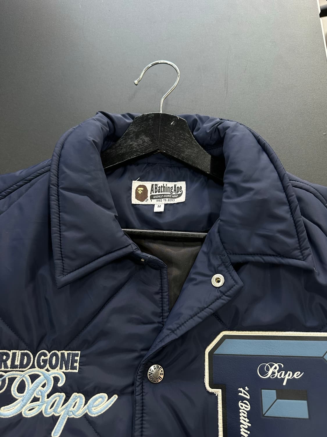 베이프 패치 퀼티드 코치자켓 점퍼 상품이미지9