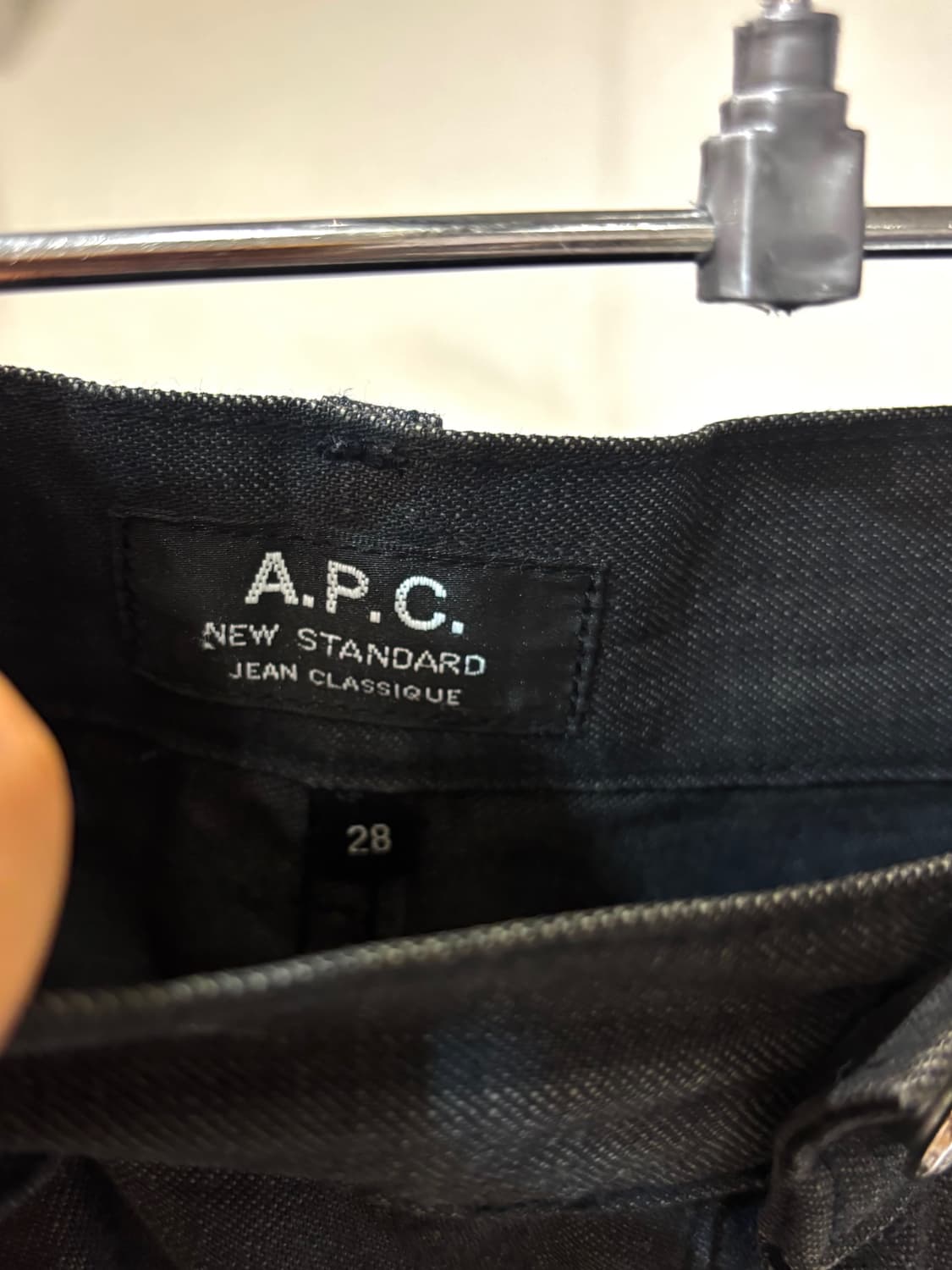 A.P.C 블랙데님 팬츠 상품이미지6