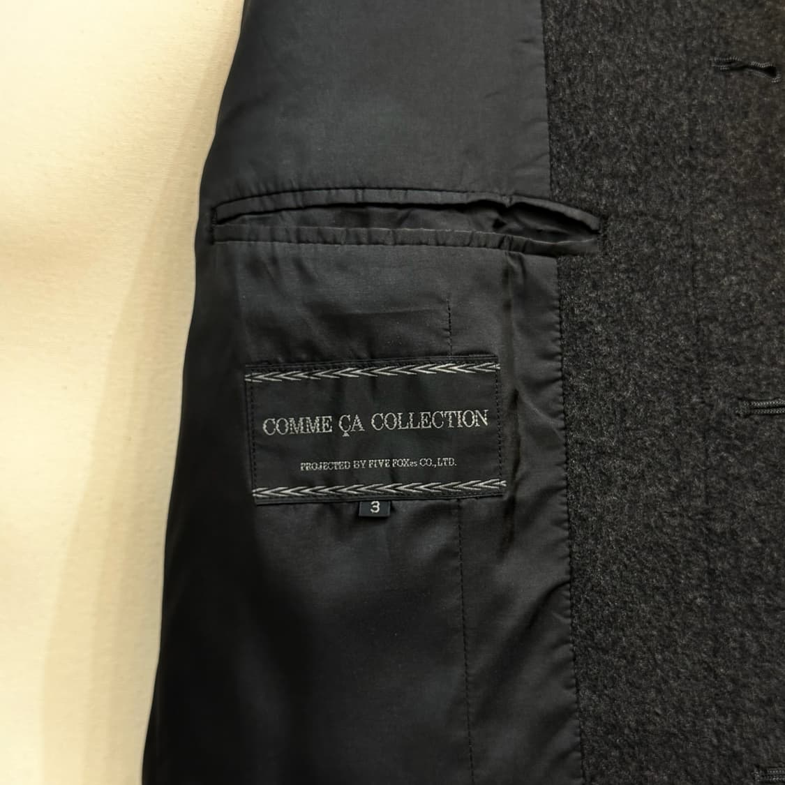 COMME CA COLLECTION 울 100% 미디엄 코트 상품이미지8