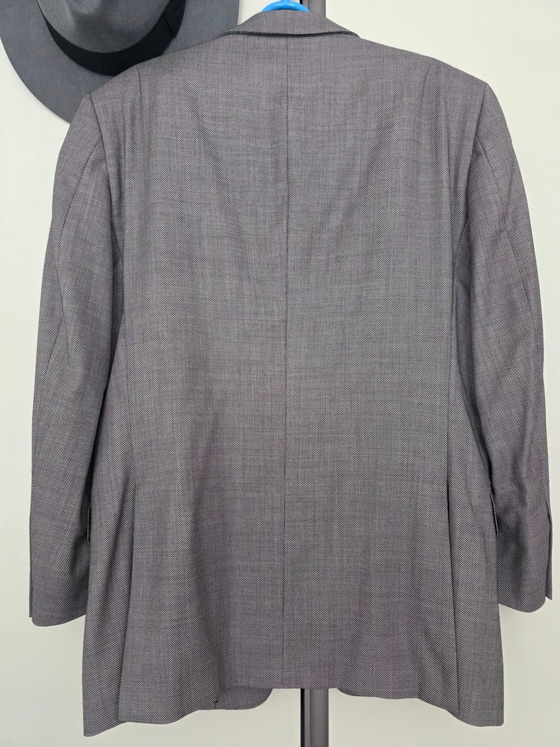 메리노 울 Birds eyes 그레이 맞춤정장 양복 (L 상품이미지4