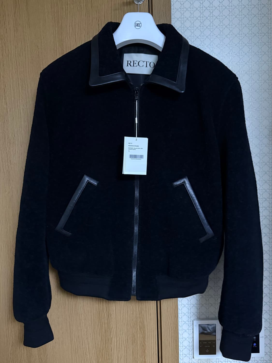 렉토 콘트라스트 카라 디테일 벤 점퍼 XL  상품이미지1