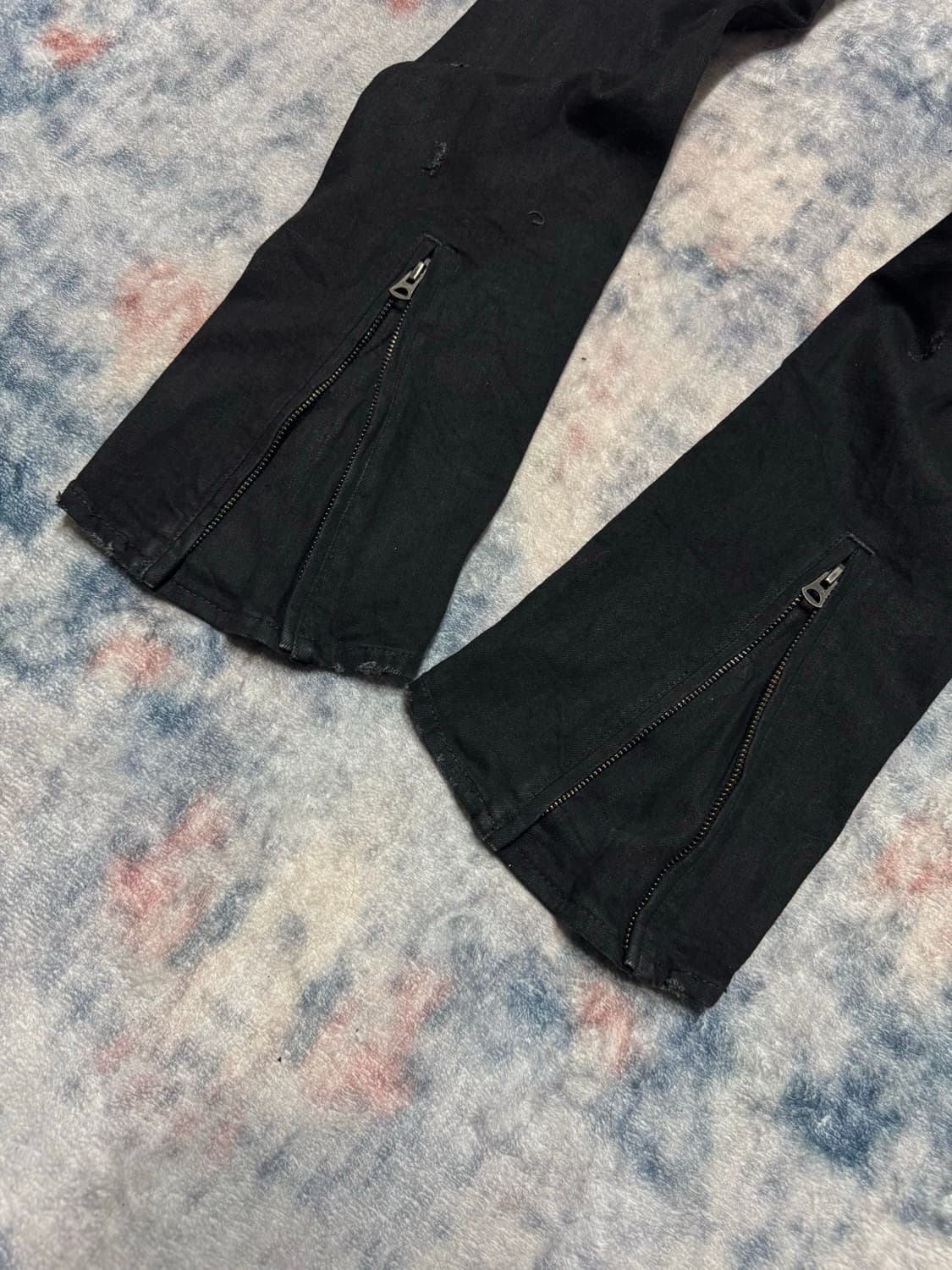 Civarize 00s black distressed zipper den 상품이미지8