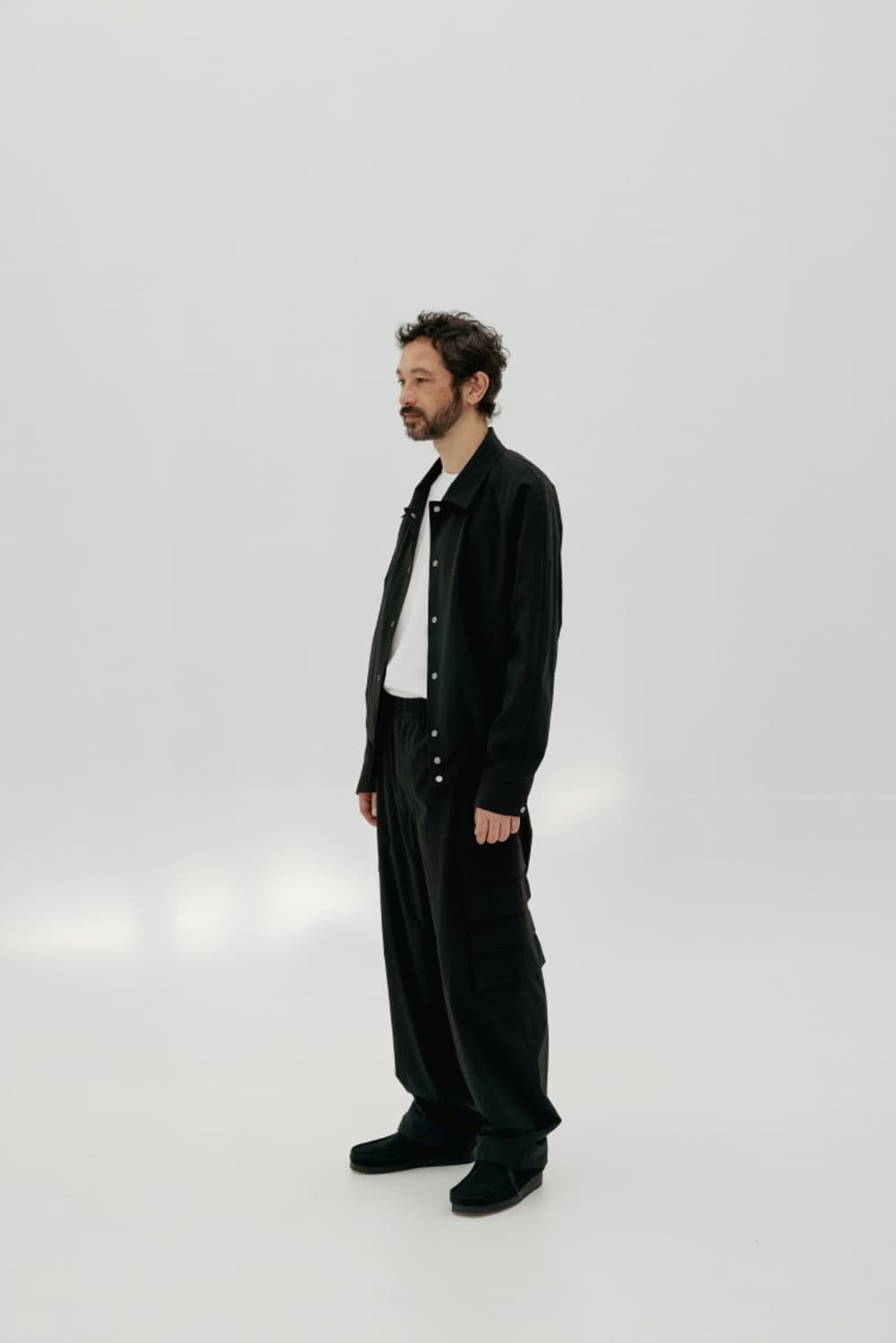 [1] 오토매틱포더피플 나글란 바시티 자켓 블랙 상품이미지4