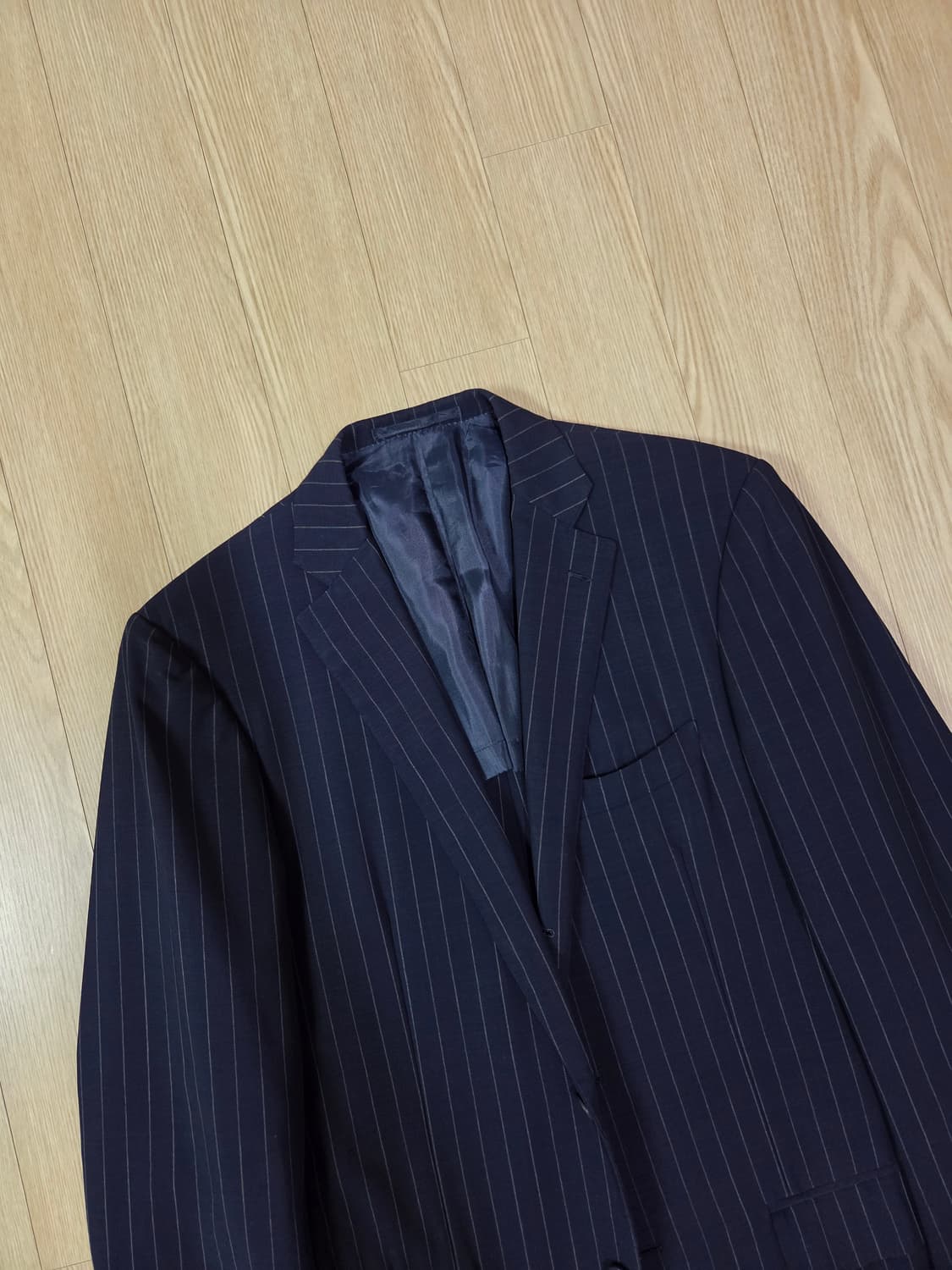 인터네셔널 갤러리 빔즈 네이비 스트라이프 블레이져 상품이미지2