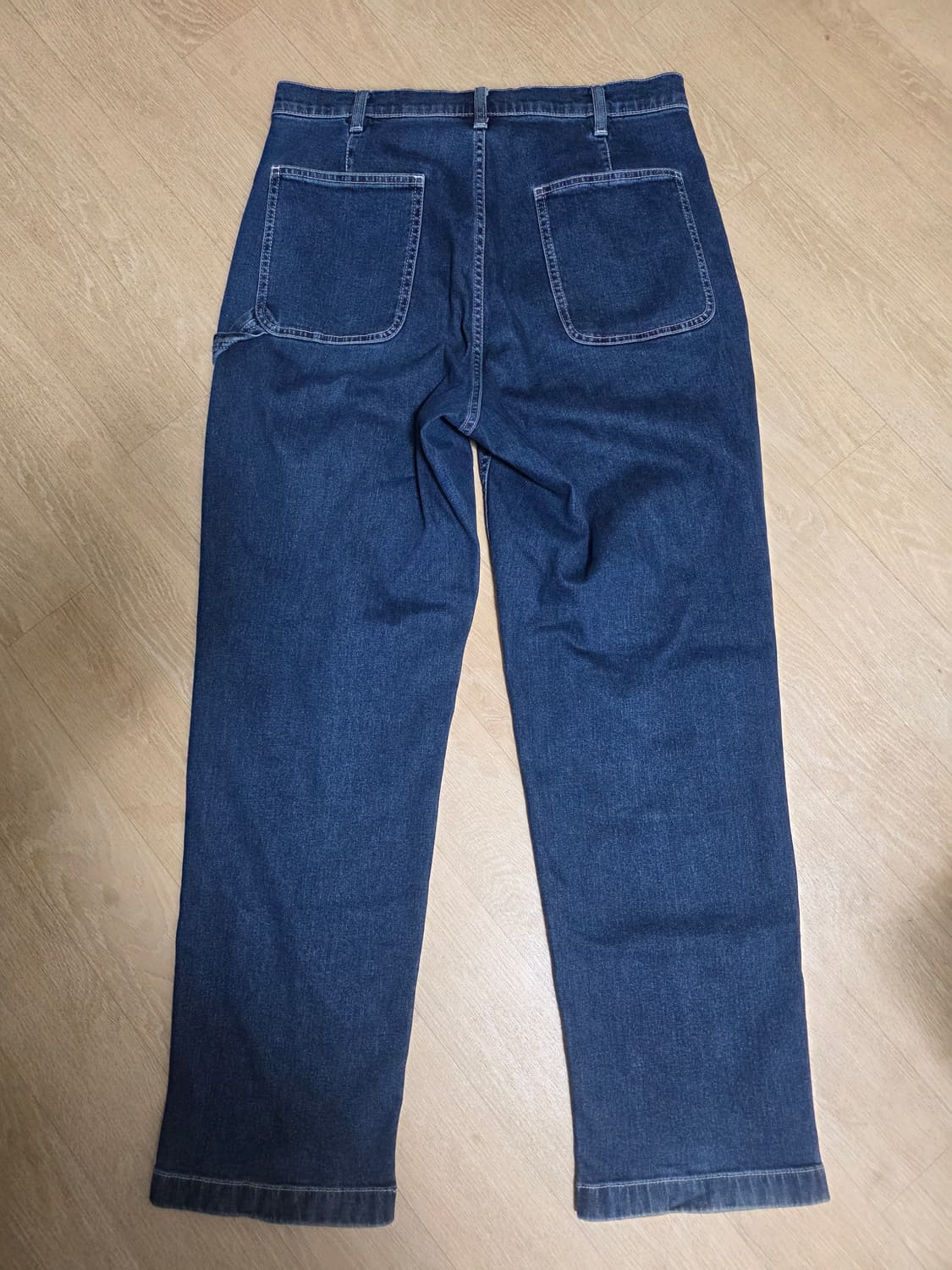 유니클로 와이드핏 워크 데님 팬츠 M 상품이미지1