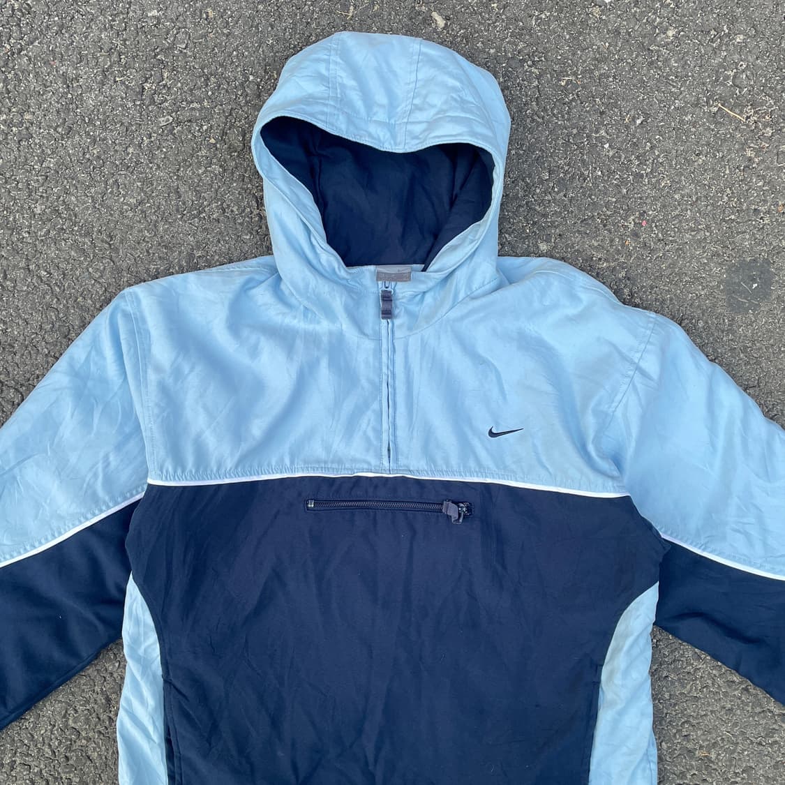 00s 나이키 대장급 빅로고 올드스쿨 아노락 트랙자켓 바람막이 실측 L 상품이미지6
