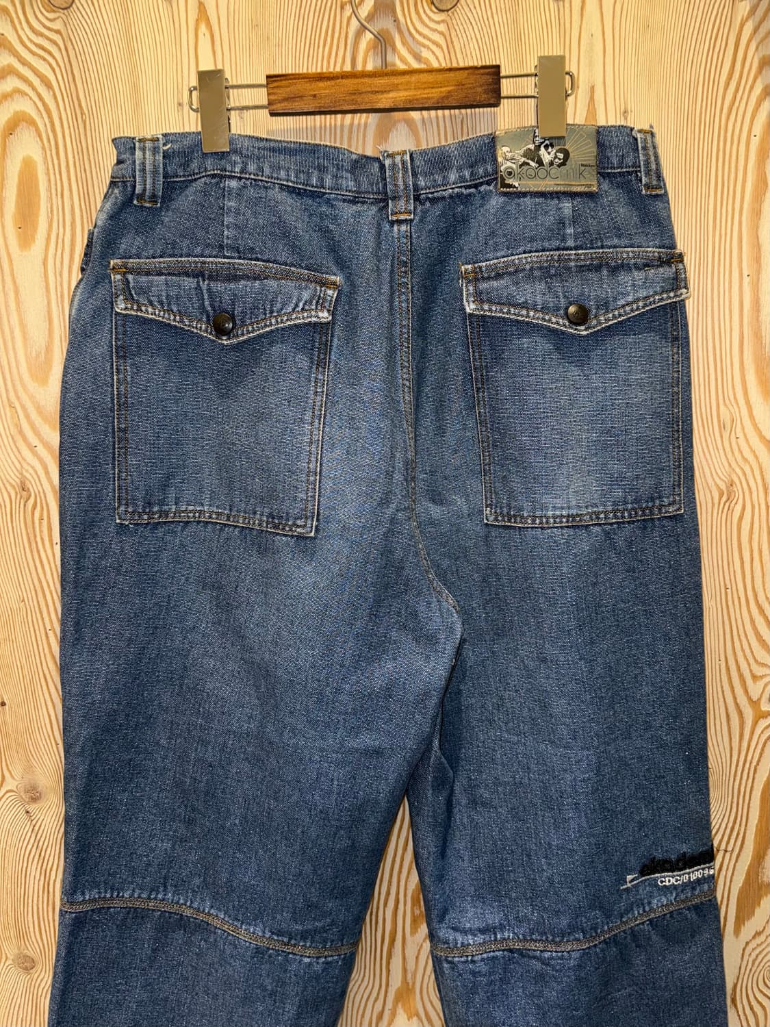 아카데믹스 데님 와이드 팬츠 상품이미지4