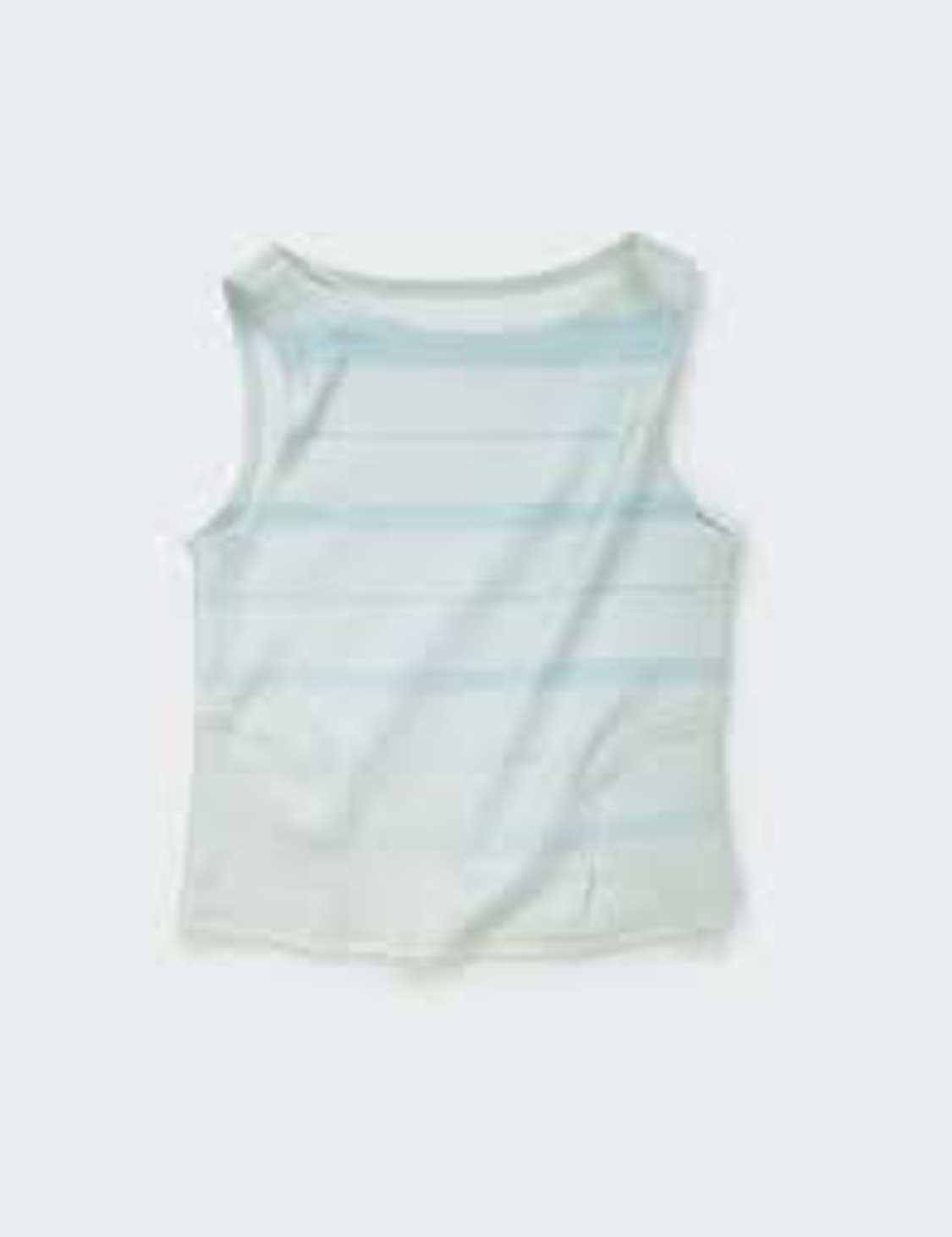 울리카상투스 stripe sleeveless pale green M 상품이미지1