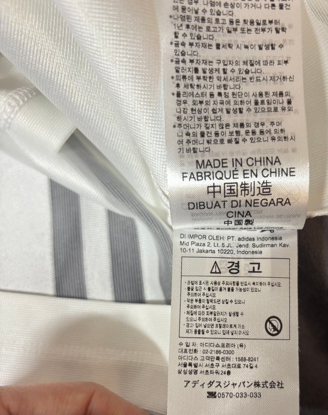 빈티지 아디다스 삼선 화이트 반팔 원피스 상품이미지7