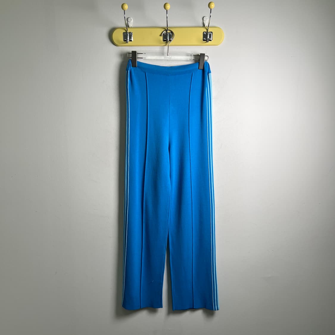 jpn sanself 라인 컬러 져지 니트 팬츠 M 상품이미지1