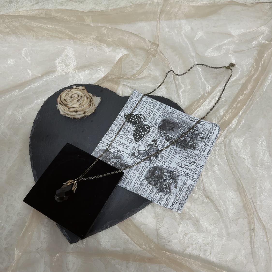 빈티지 고딕 오리엔탈 황동체인 목걸이 상품이미지2