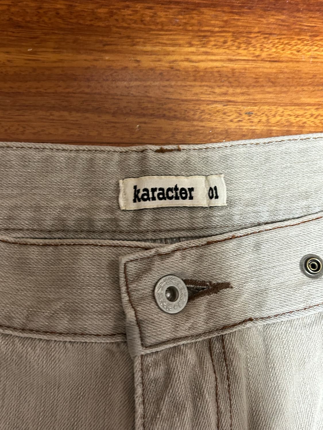 카락터 더블니 팬츠 01 새상품 택달려있음 상품이미지2