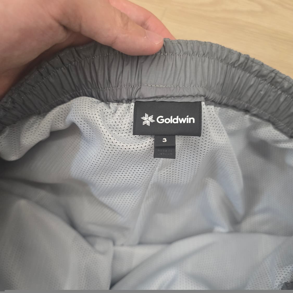 [3]골드윈 립스탑 라이트 쇼츠 반바지 메탈릭 그레이 상품이미지3