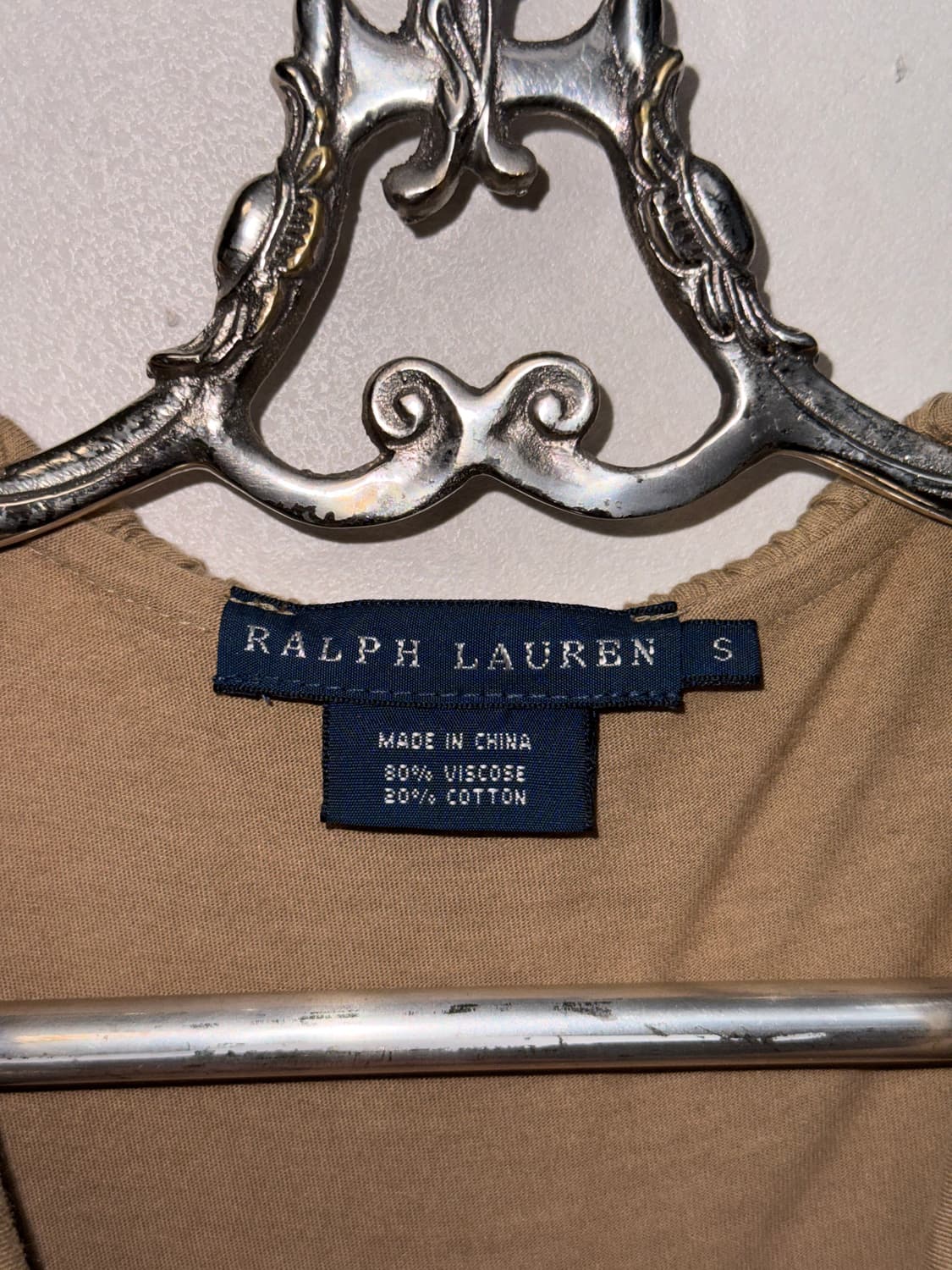 Ralph Lauren beige ruffle long sleeve 상품이미지6